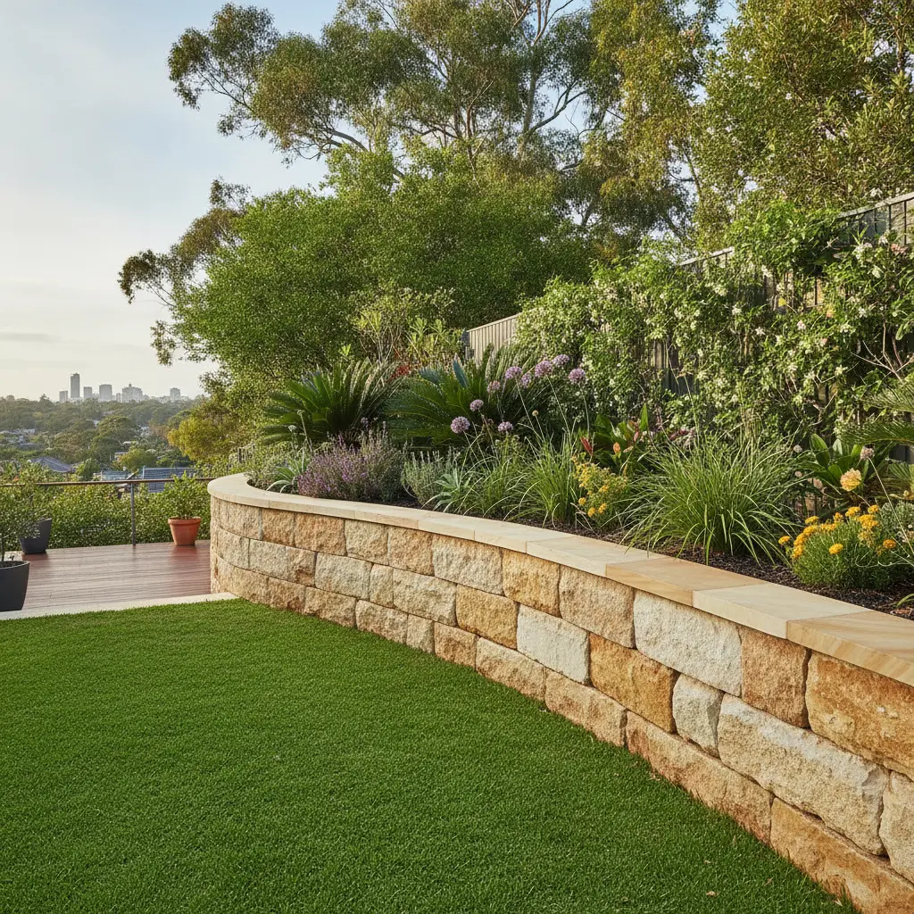 Sandstone Retaining Wall Cost: Prices per m² and a Worked Example